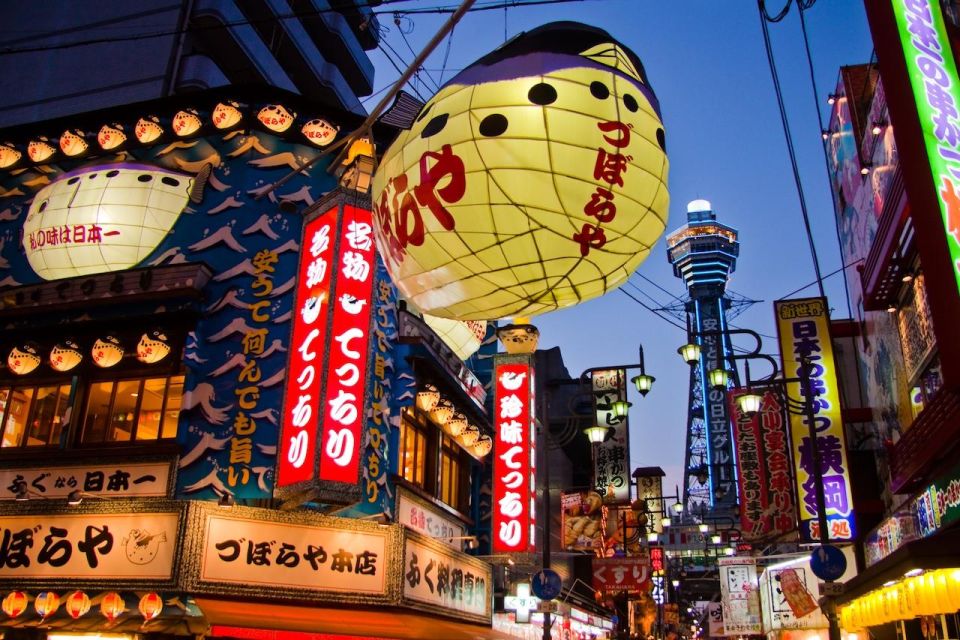 A Magical Evening in Osaka: Private City Tour Discover Osakas Evening Charm