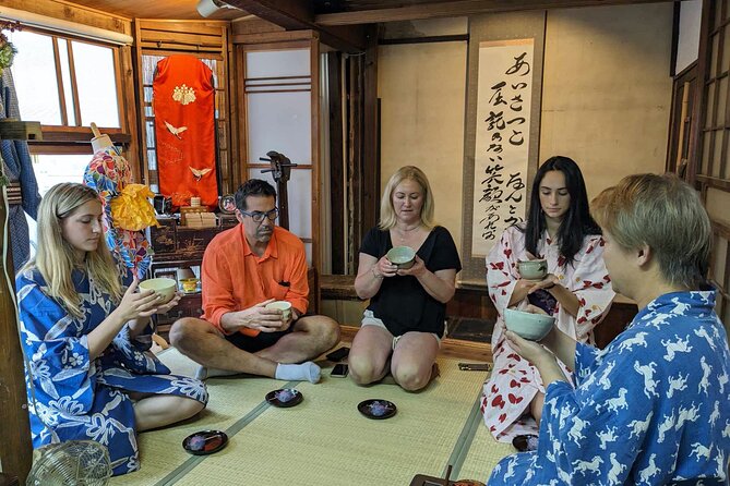 A Unique Antique Kimono and Tea Ceremony Experience in English Experience Details