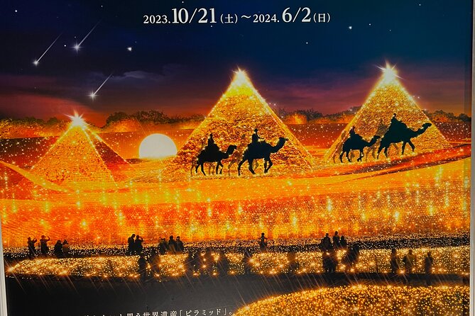 Half Day Tour to Enjoy Japans Largest Illumination and Outlet Tour Highlights