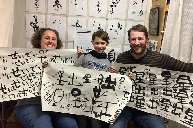 Japanese Calligraphy Experience With a Calligraphy Master Location Details