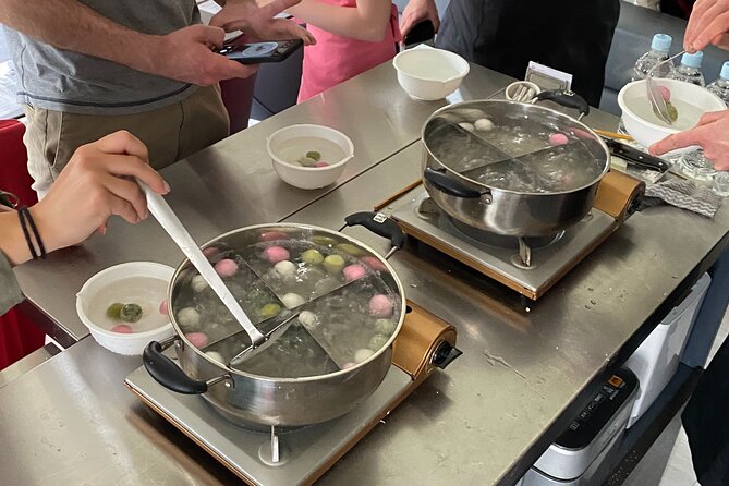 Japanese Sweets (Mochi & Nerikiri) Making at a Private Studio Add On: Mochi making Class