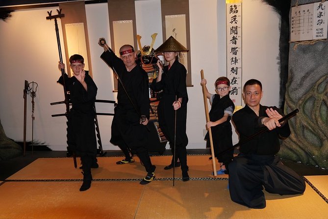 Ninja Hour Hands On Lesson in English in Tokyo Ninja Attire and Equipment