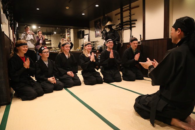 Ninja Hands On Hour Lesson in English at Kyoto Entry Level Location and Meeting Point