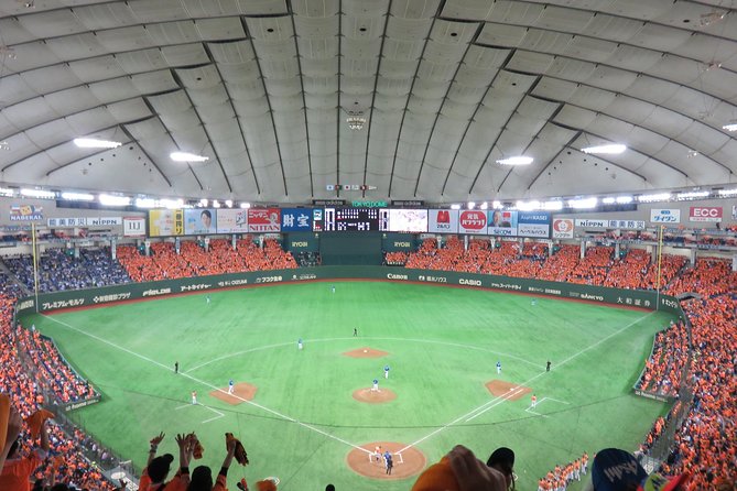 Tokyo Baseball Yomiuri Giants Match Tour (English Speaking Guide) Additional Information