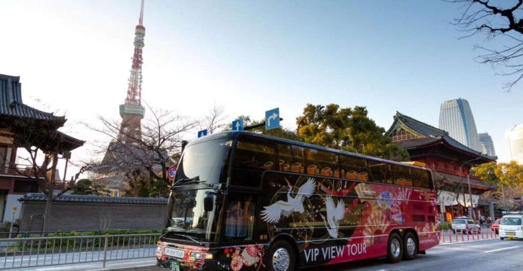 Tokyo: Open Top Sightseeing Bus With Audio Guide Booking Details and Cancellation Policy