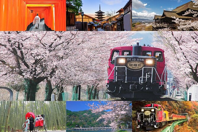 Sagano Romantic Train & Arashiyama, Kiyomizudera, Fushimi Inari Taisha Day Tour - Tour Inclusions