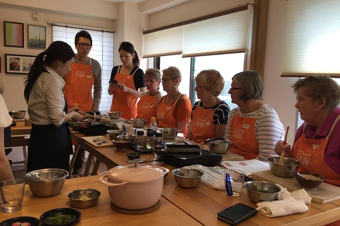 Small-Group Wagyu Beef and 7 Japanese Dishes Tokyo Cooking Class - Inclusions