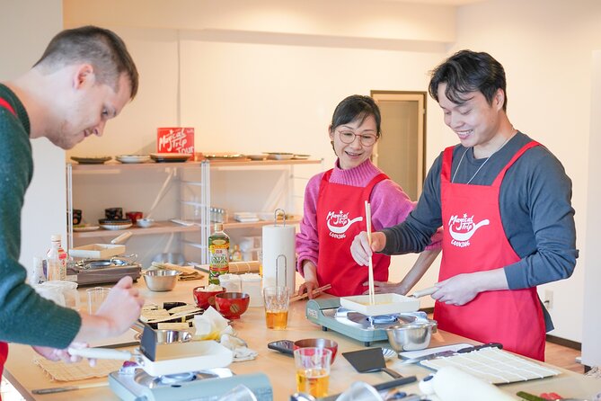 Sushi & Sake Tasting Cooking Class + Local Supermarket Visit - Inclusions and Meeting Point