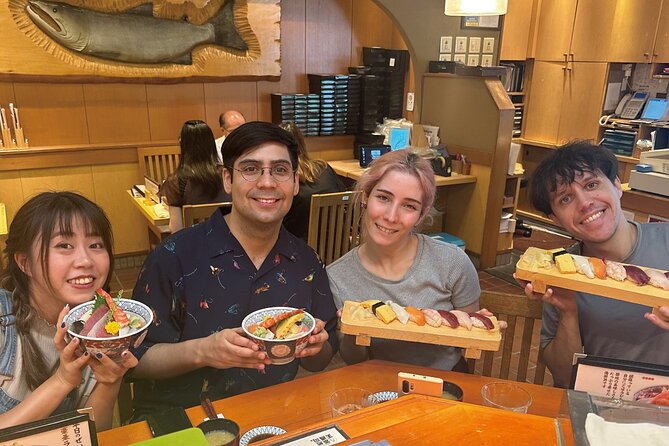 Tsukiji Market Eating Tour, Authentic Sushi & Sake Comparison - Market Exploration