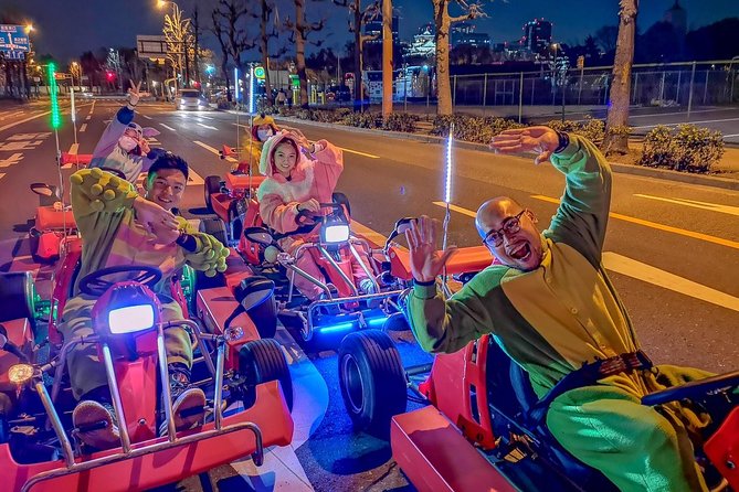 Street Osaka Gokart Tour With Funny Costume Rental - Must-Visit Sites: Tsutenkaku Tower and Kitashinchi Area