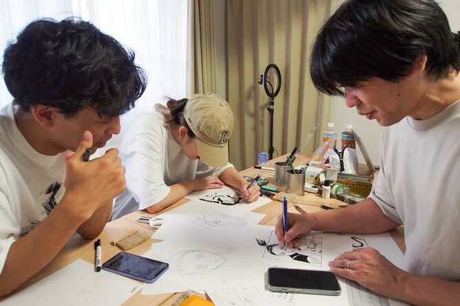 Tokyo Manga Drawing Lesson Guided by Pro - No Skills Required - Additional Information for Participants