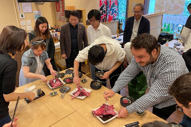 Tuna Cutting Show in Tokyo & Unlimited Sushi & Sake - All-You-Can-Eat Delights