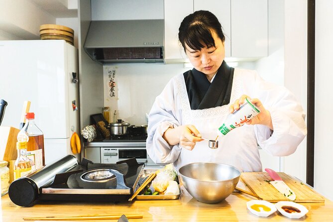 Japanese Cooking Class in Osaka With a Culinary Expert - Menu Options