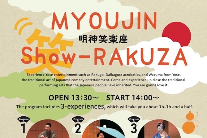 Myojin Show Rakuza - Traditional Rakugo, Juggling and Magic Show - Pricing and Reviews