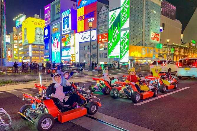 Street Osaka Gokart Tour With Funny Costume Rental - Small-Group Tour: Stay Together and Stay Safe