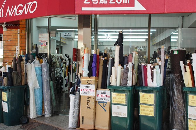 Private Nippori Fabric Town Walking Tour - Booking and Cancellation Policy